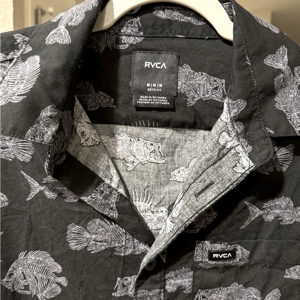 Boy RVCA collared shirt